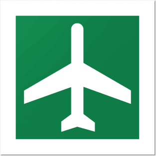 Airport Symbol Posters and Art